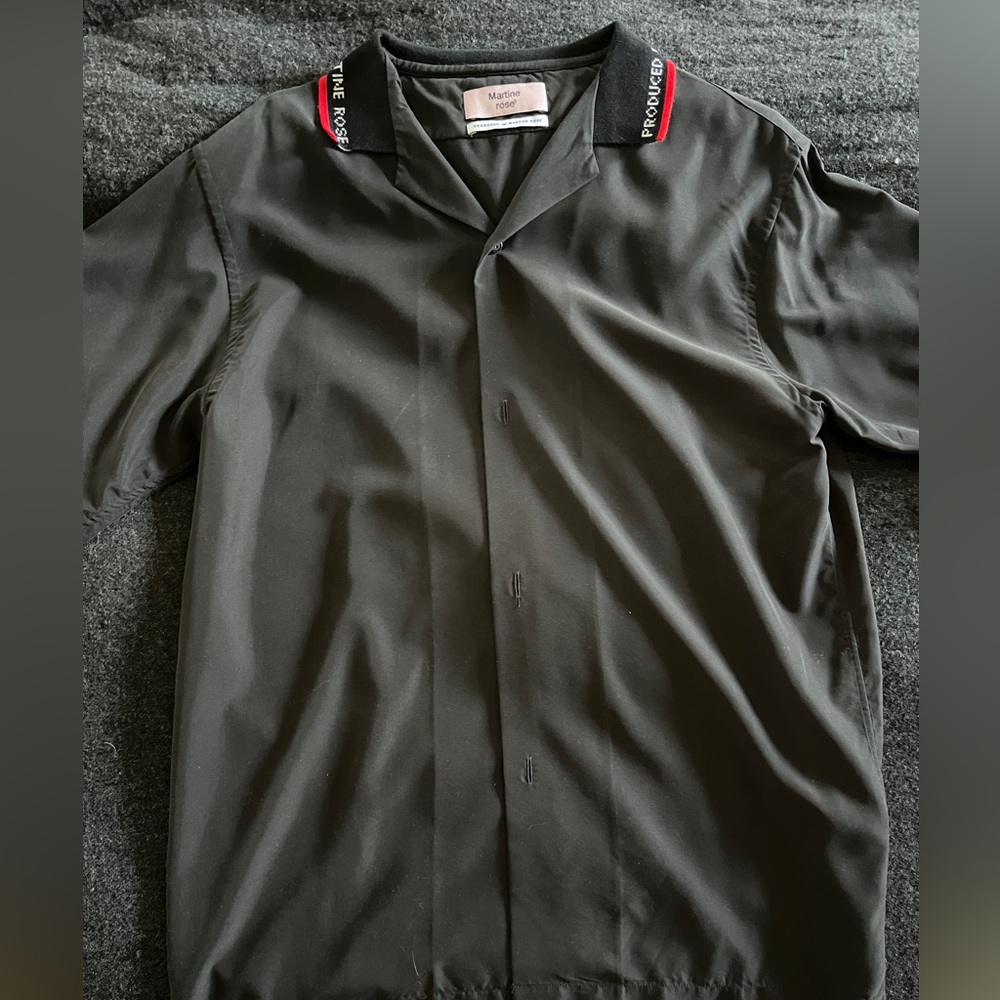 MARTINE ROSE - men’s black shirt - size small